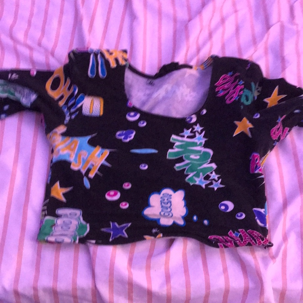 Iris Multicolor Crop Top